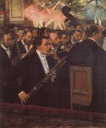 Edgar Degas The Opera Orchestra oil painting reproduction